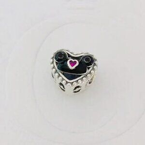 Disney Parks Pandora Mickey Mouse Ear Hat Castle Heart Charm WDW DL New in Box